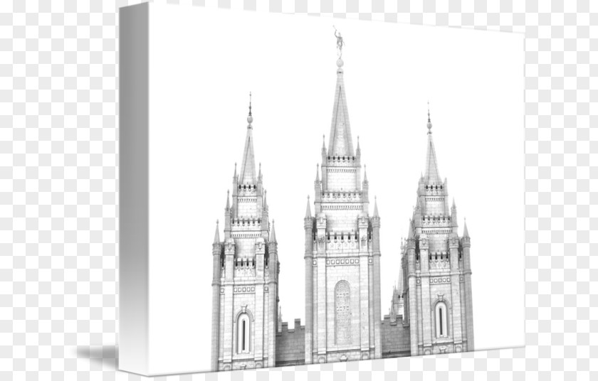 Salt Lake Temple Spire Art Latter Day Saints Photography PNG