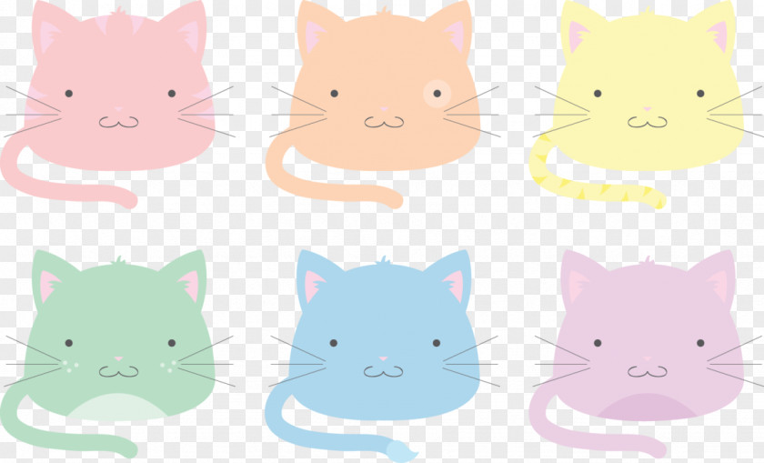 Background Pastel Whiskers Kitten Drawing Cat PNG