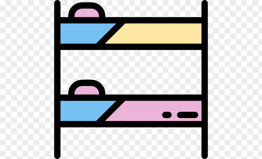 Bed Bunk Furniture Icon PNG