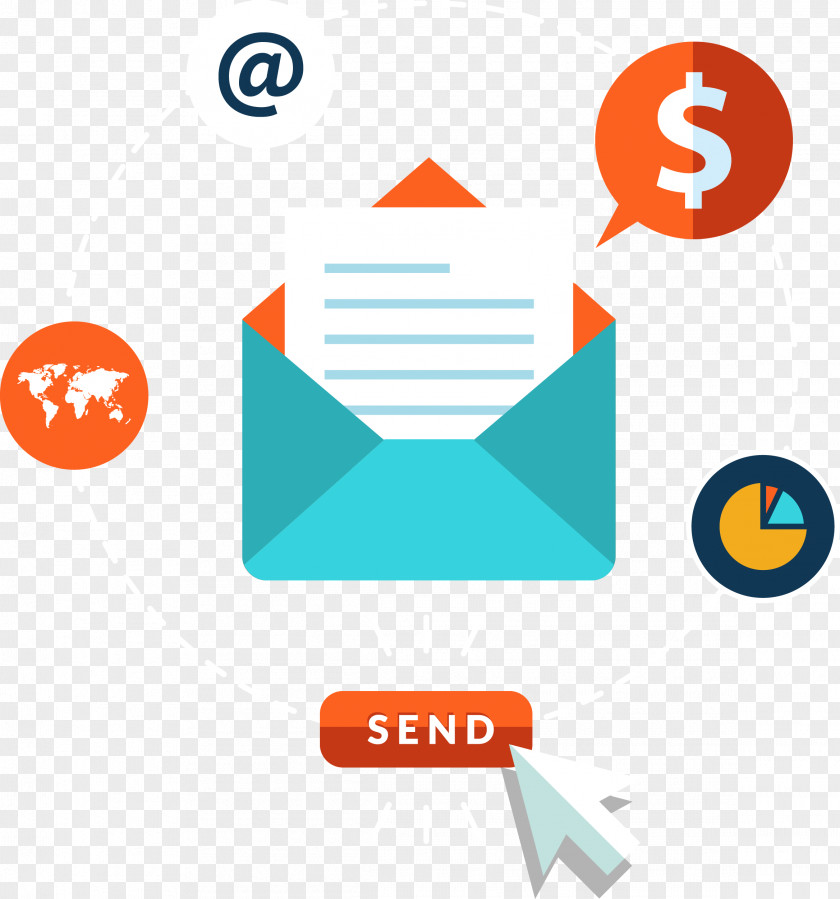 Email Digital Marketing Online Advertising PNG