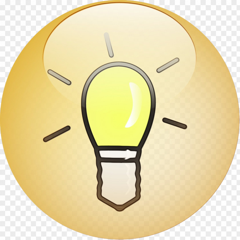 Light Bulb Yellow PNG