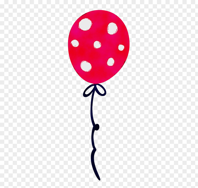 Red Balloon Heart PNG