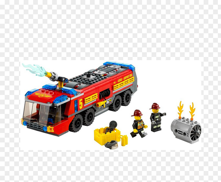 Toy Lego City LEGO 60061 Airport Fire Truck Amazon.com Minifigure PNG
