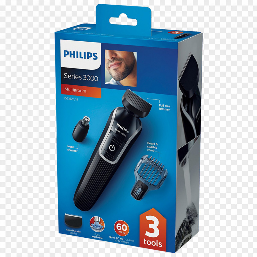 Beard Hair Clipper Philips Barbero Pae Qg332015, Rechargeable Electric Razors & Trimmers PNG
