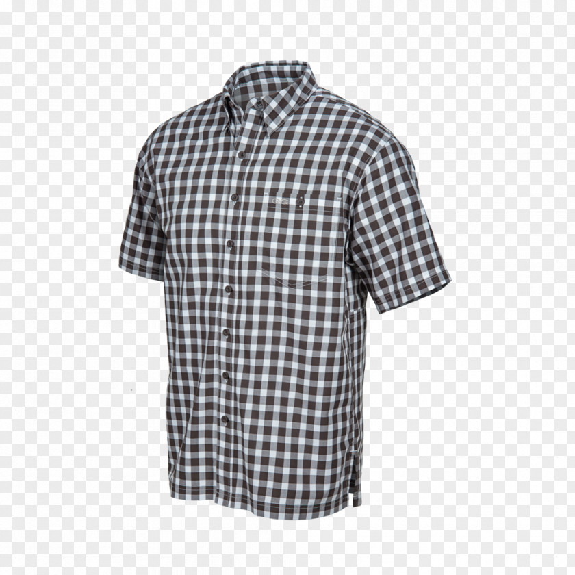 Dress Shirt T-shirt Sleeve Gingham PNG