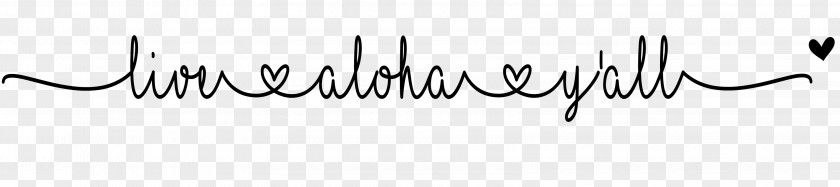 Aloha Alabama BBQ And Bakery Logo Brand Calligraphy PNG