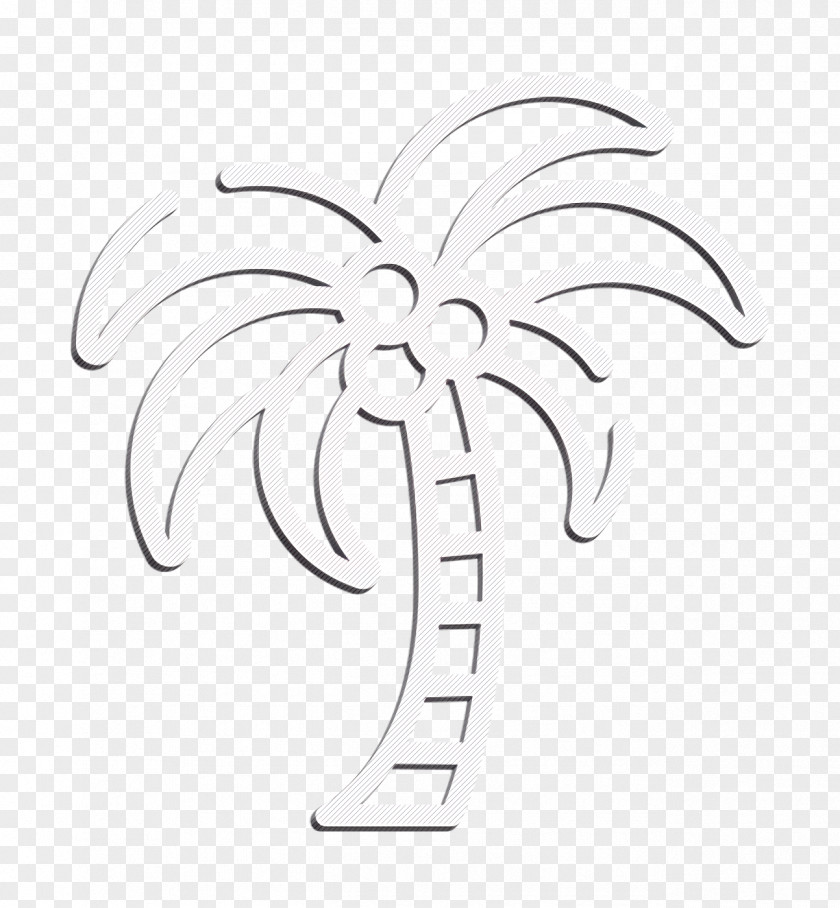 Beach Icon Reggae Palm Tree PNG