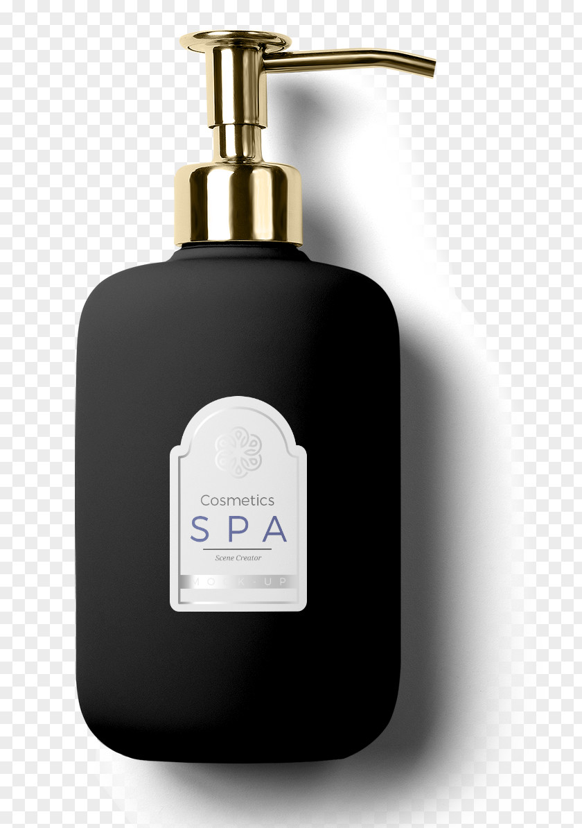 Black Large Bottle Of Washing Supplies Software Designer Color PNG