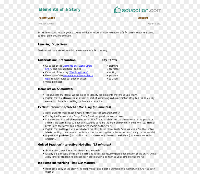 Learning Educational Element Lesson Plan Writing Essay First Grade PNG