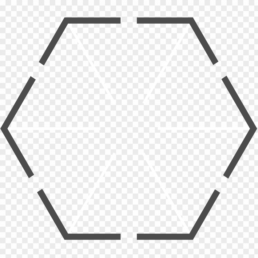 Shape Hexagon Penrose Triangle Geometry PNG