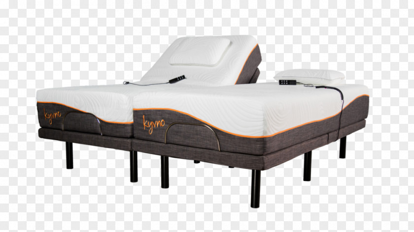 Split Box Bed Frame Mattress Adjustable Size PNG
