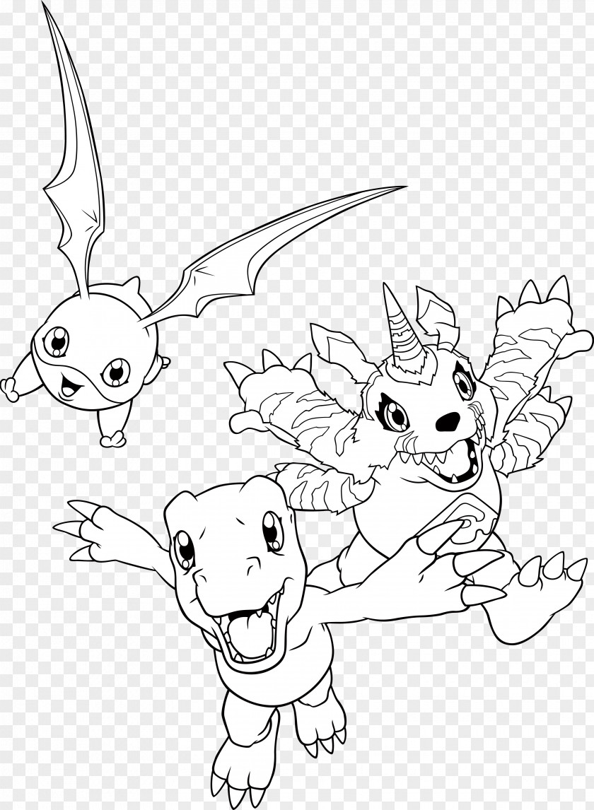 Surprise Package Digimon 3 /m/02csf Line Art Drawing Insect Cartoon PNG