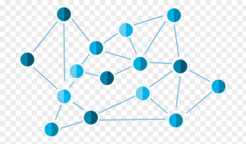 Blue Science And Technology Structure PNG