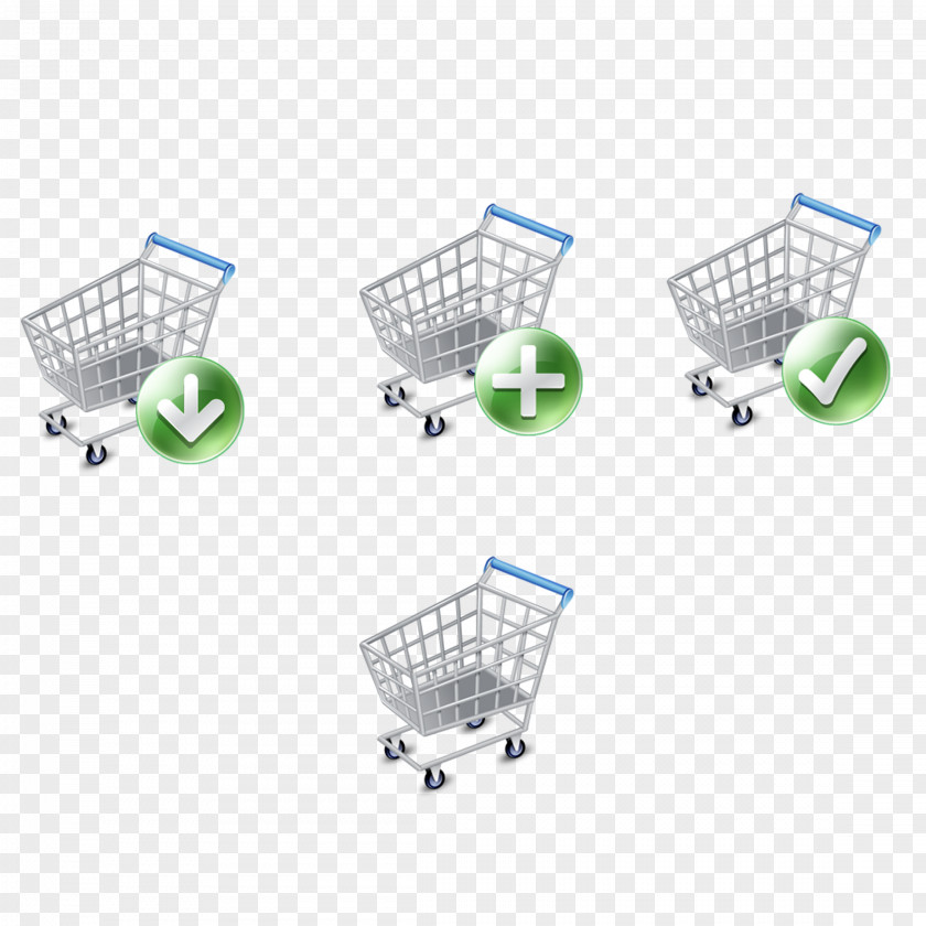 Creative Network Shopping Cart Icon Design PNG