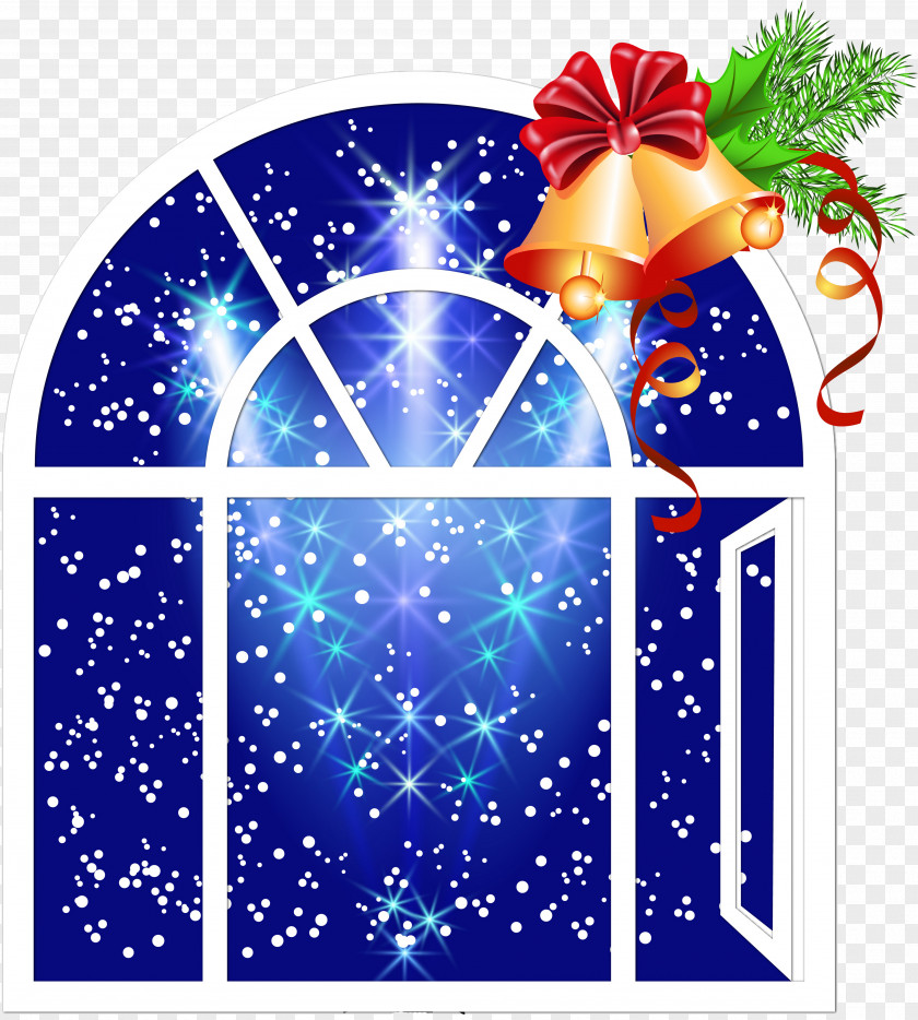 Window Christmas Santa Claus Clip Art PNG