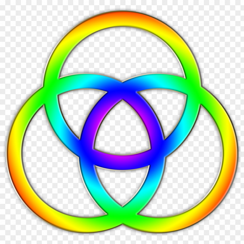 Circle Molecular Borromean Rings Symbol PNG