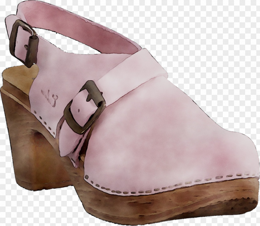 Clog Shoe Sandal Pink M Walking PNG