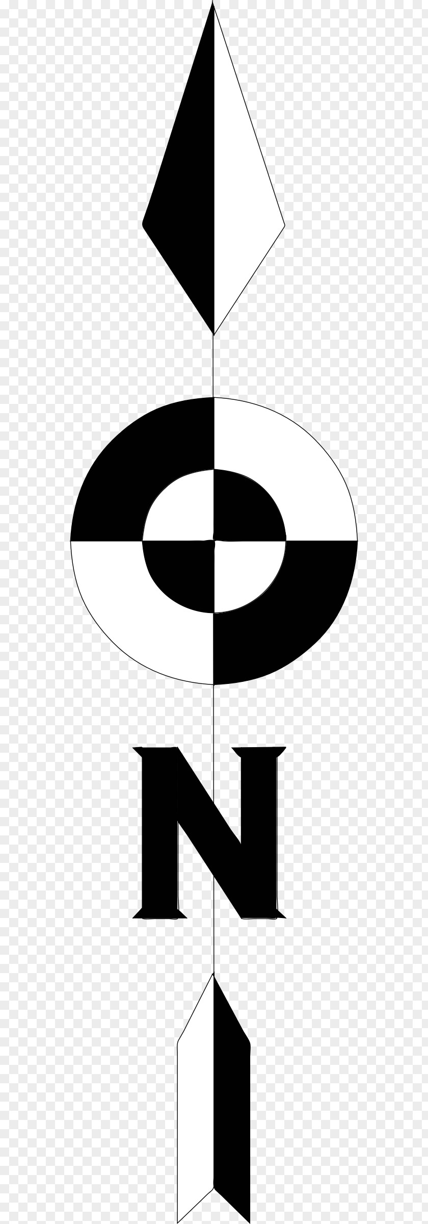 Compass North Arrow Clip Art PNG