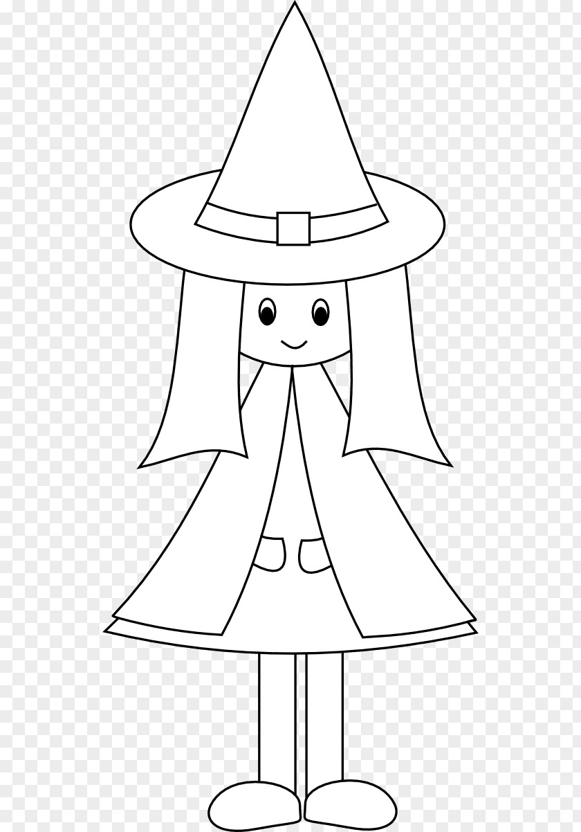 Cat Broom Coloring Pages Witch Drawing Image Book Halloween PNG
