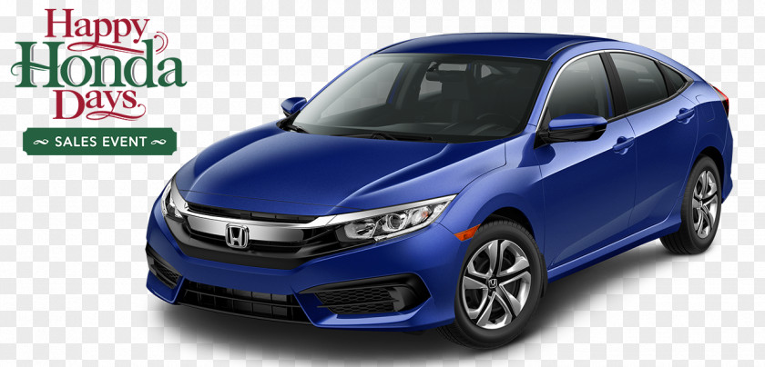 Honda 2017 Civic Compact Car Today PNG