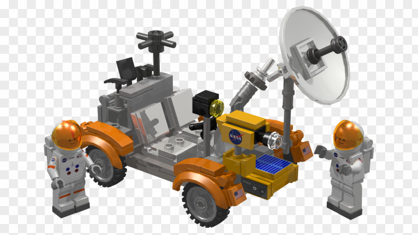 Lunar Exploration Apollo Program 15 LEGO Roving Vehicle Rover PNG