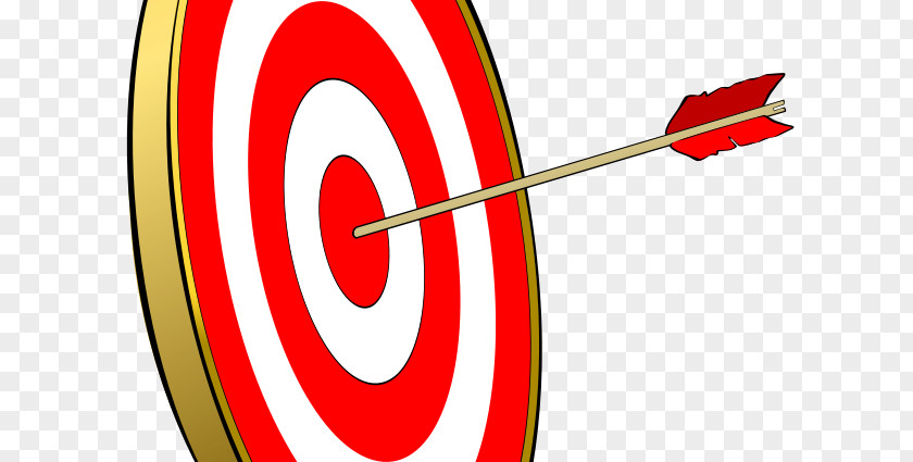 Arrow Bullseye Shooting Target Clip Art PNG