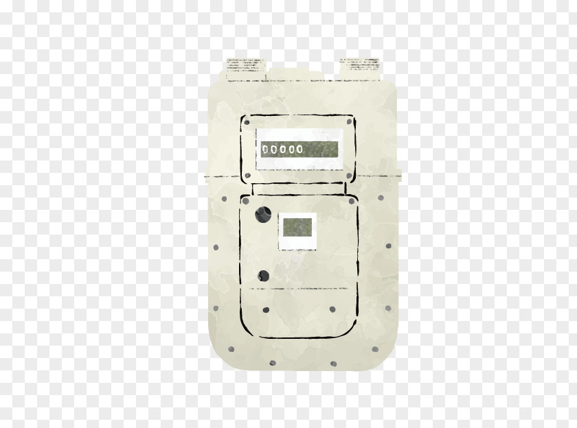 Cartoon Family Gas Meter Kitchen Stove PNG