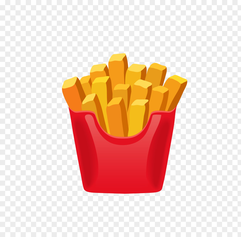 Cartoon Fries Hamburger Fast Food French Junk PNG