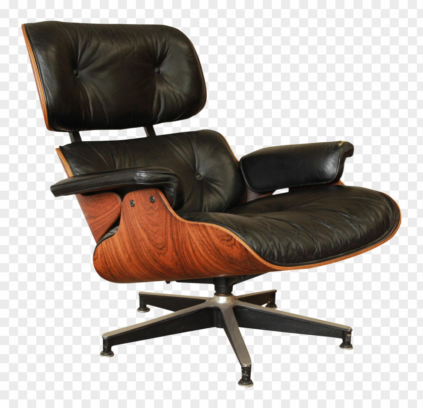 Chair Eames Lounge And Ottoman Charles Ray Herman Miller PNG