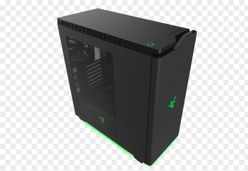 Computer Cases & Housings NZXT Case H440 Special Edition Black-Green, EU Video Game ATX PNG