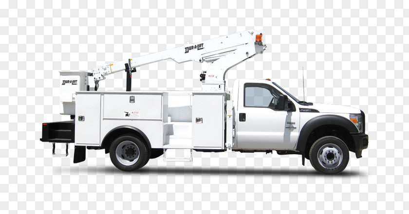 Lift Truck Ford F-550 Car Tow Aerial Work Platform PNG