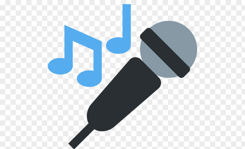 Microphone Emoji Sound Sticker PNG