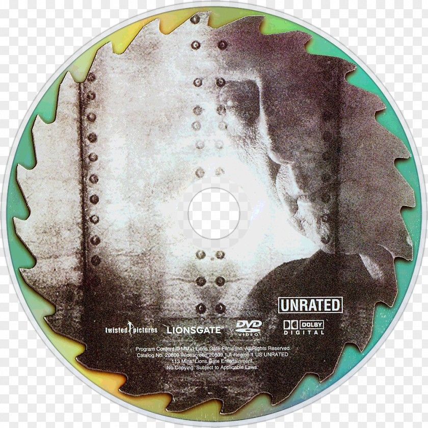 Saw Movie Compact Disc Disk Storage PNG