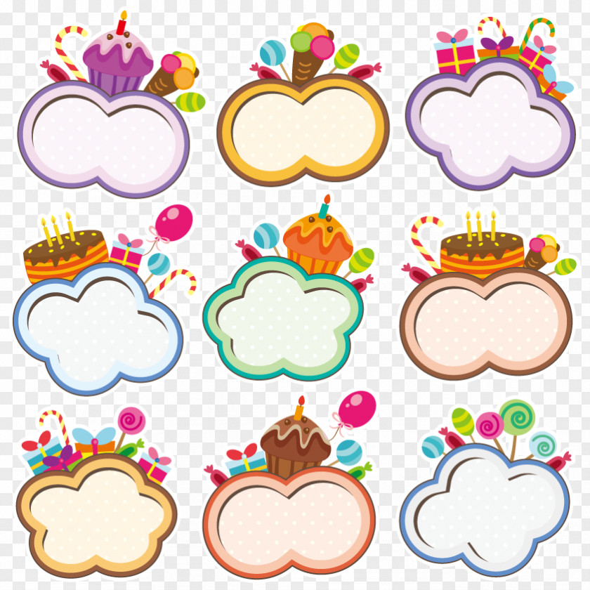 Vector Candy Card Paper Cupcake Drawing Clip Art PNG