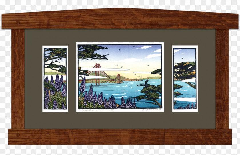 Bridge Golden Gate Trail Run Sather Tower Picture Frames PNG