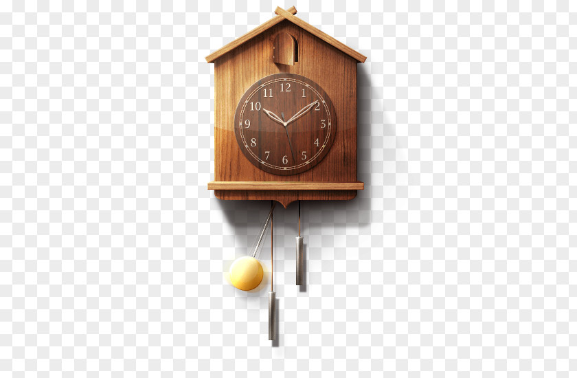 Clock Cuckoo Pendulum Motion Animaatio PNG