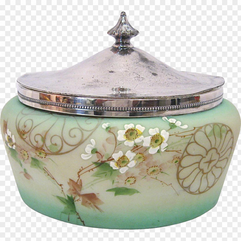 Hand-painted Boxes Ceramic Lid Tableware PNG