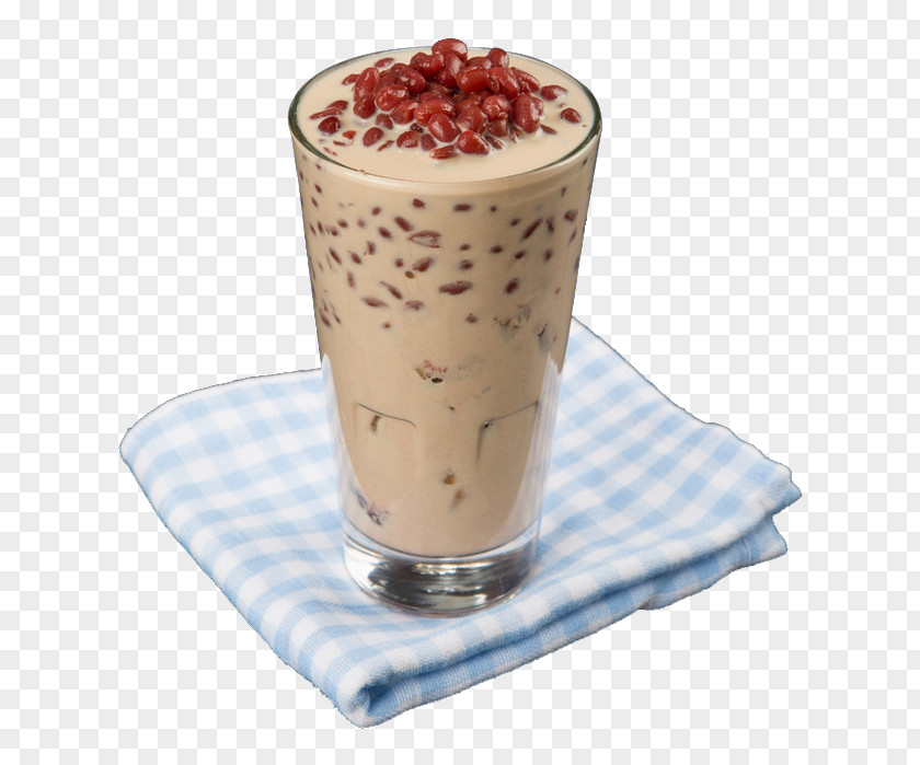 Red Bean Flavored Hot Milk Tea Instant Coffee Adzuki PNG