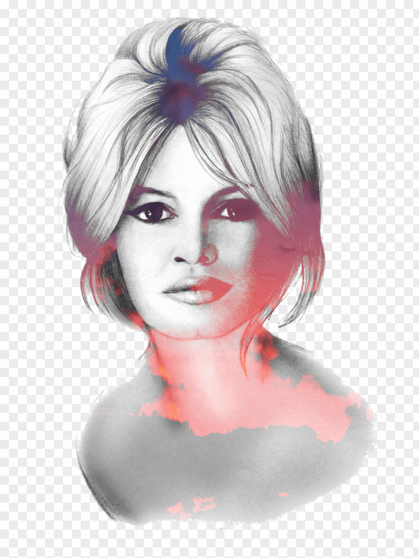 Brigitte Bardot Forehead Artist PNG