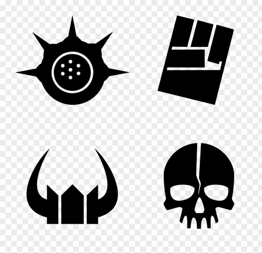 Dead Space Mighty Cannon Shooter Black Rock Logo Symbol Emblem PNG
