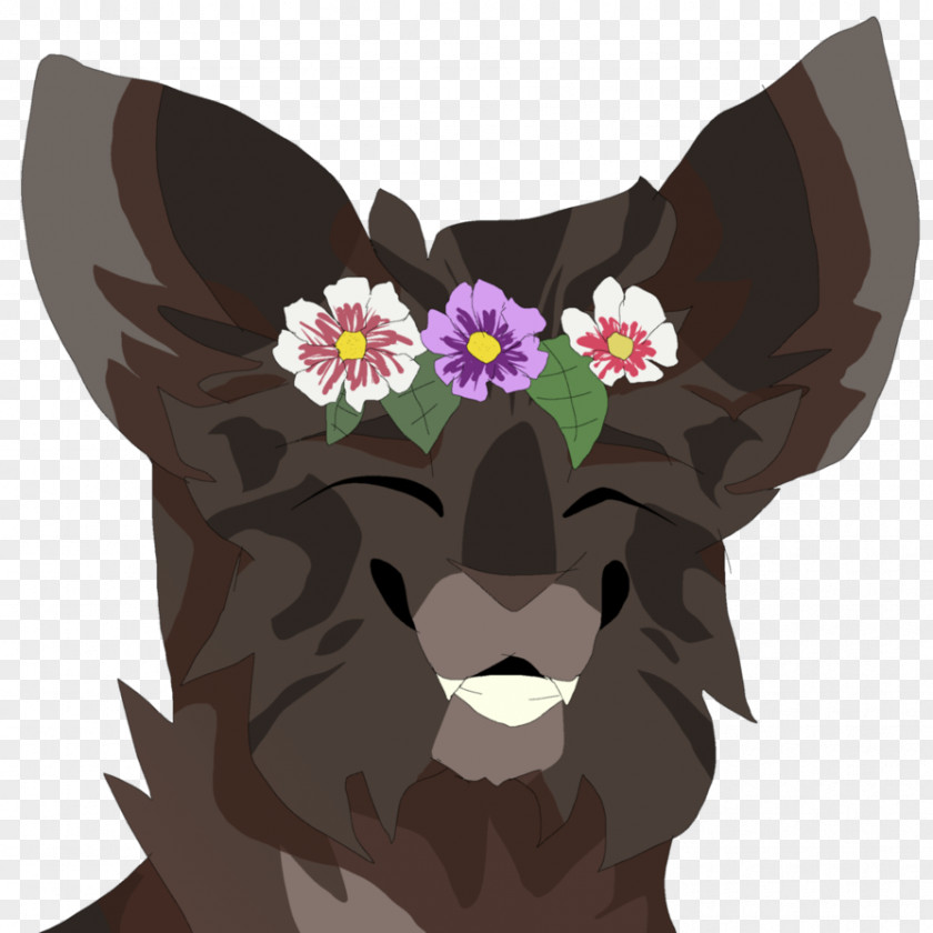Flower Stripe Cat Canidae Dog PNG