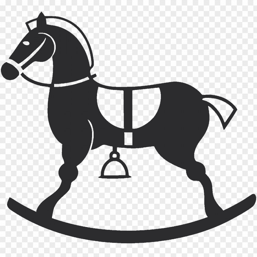 Horse Rocking Toy Silhouette Image PNG