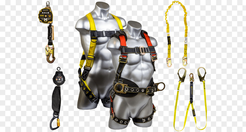 Fall Safety Harness Protection Strap D-ring Belt PNG