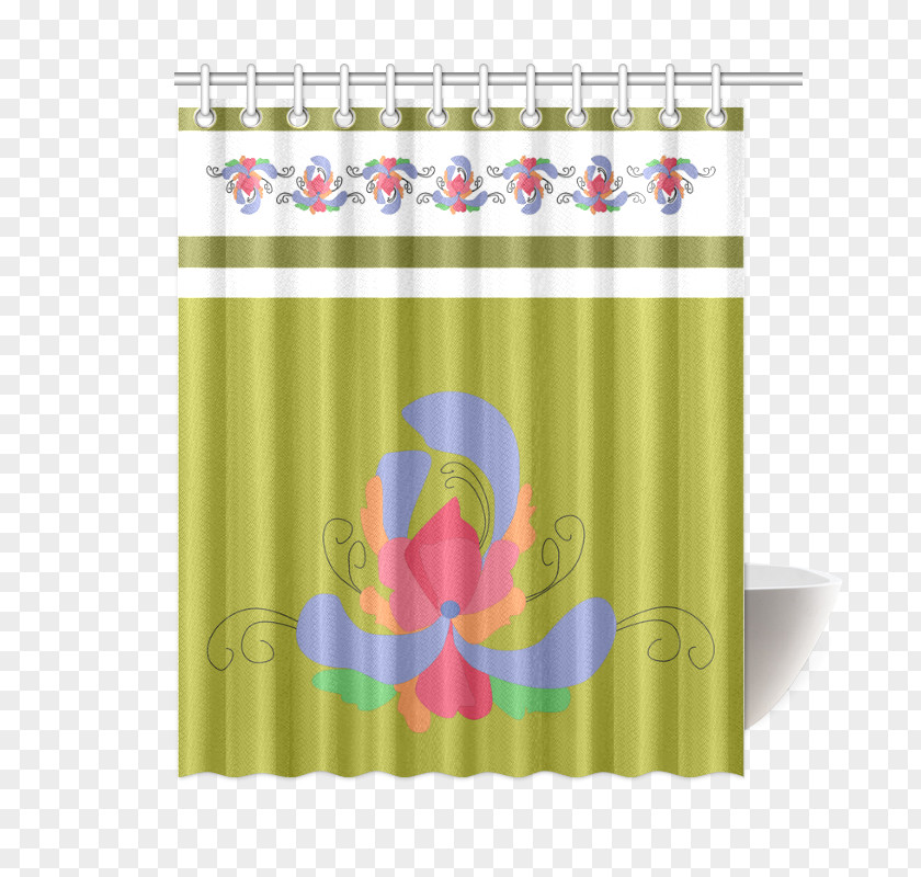 Flower Shower Curtain PNG