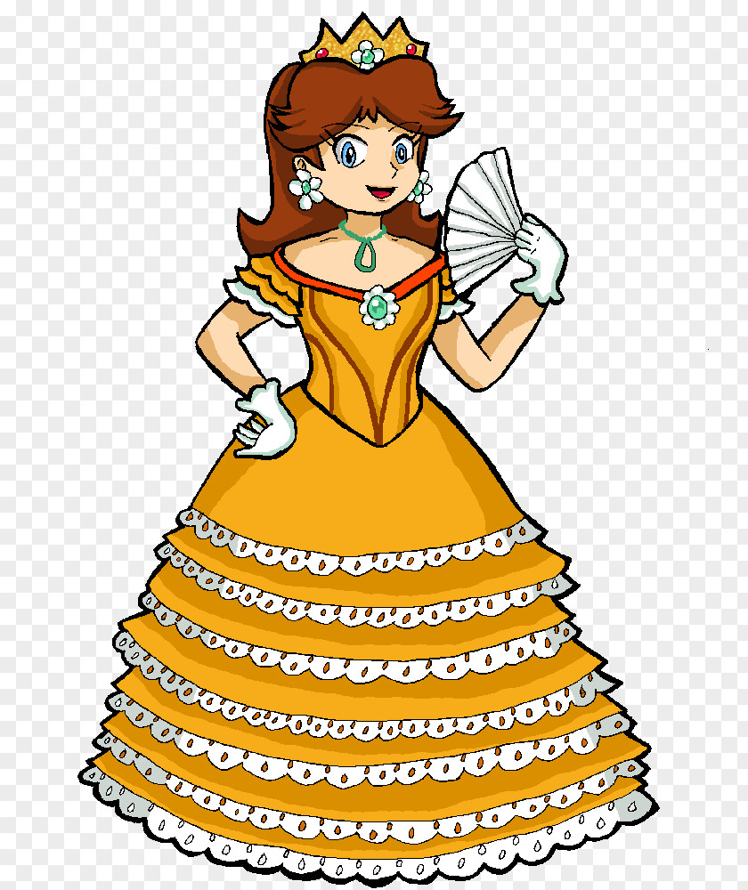 Dress Princess Daisy Rosalina Luigi DeviantArt PNG