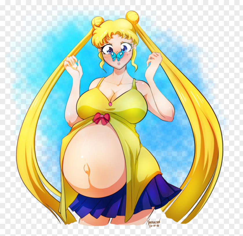 Sunbath Sailor Moon Drawing DeviantArt Fan Art PNG