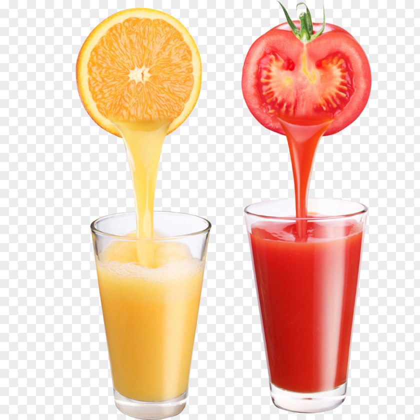Tomato Juice, Orange Juice + Smoothie Apple PNG