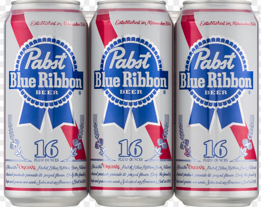 Beer Pabst Blue Ribbon Brewing Company Ounce PNG
