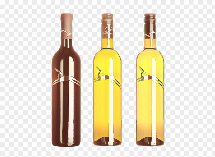 Bottle Glass Wine Liqueur Drink PNG