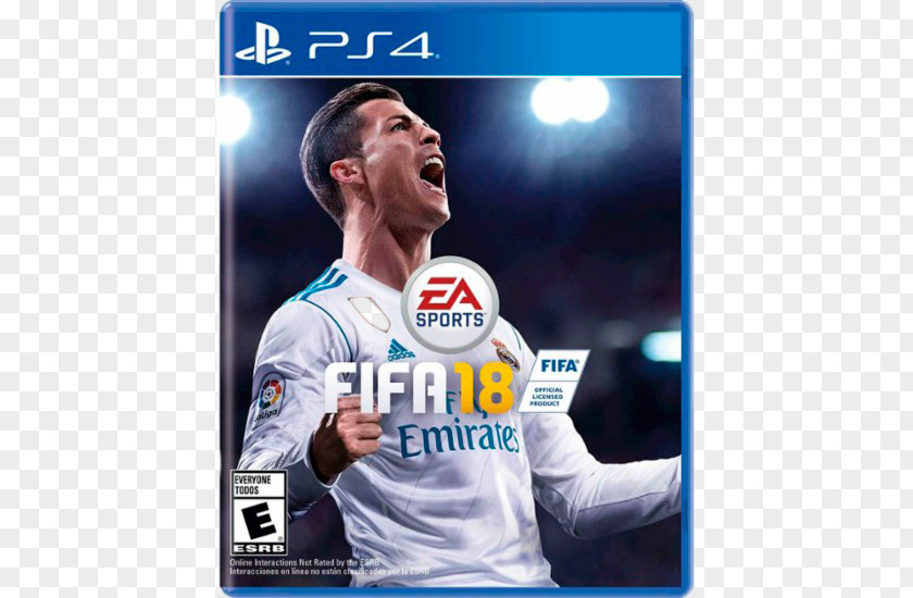 Cristiano Ronaldo FIFA 18 15 PlayStation 4 Electronic Arts PNG